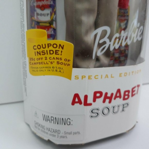 Campbell's Barbie Alphabet Soup Special Edition - Picture 4 of 9